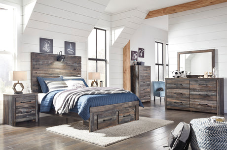 Drystan Multi LED Storage Youth Panel Bedroom Set from Ashley - Luna Furniture