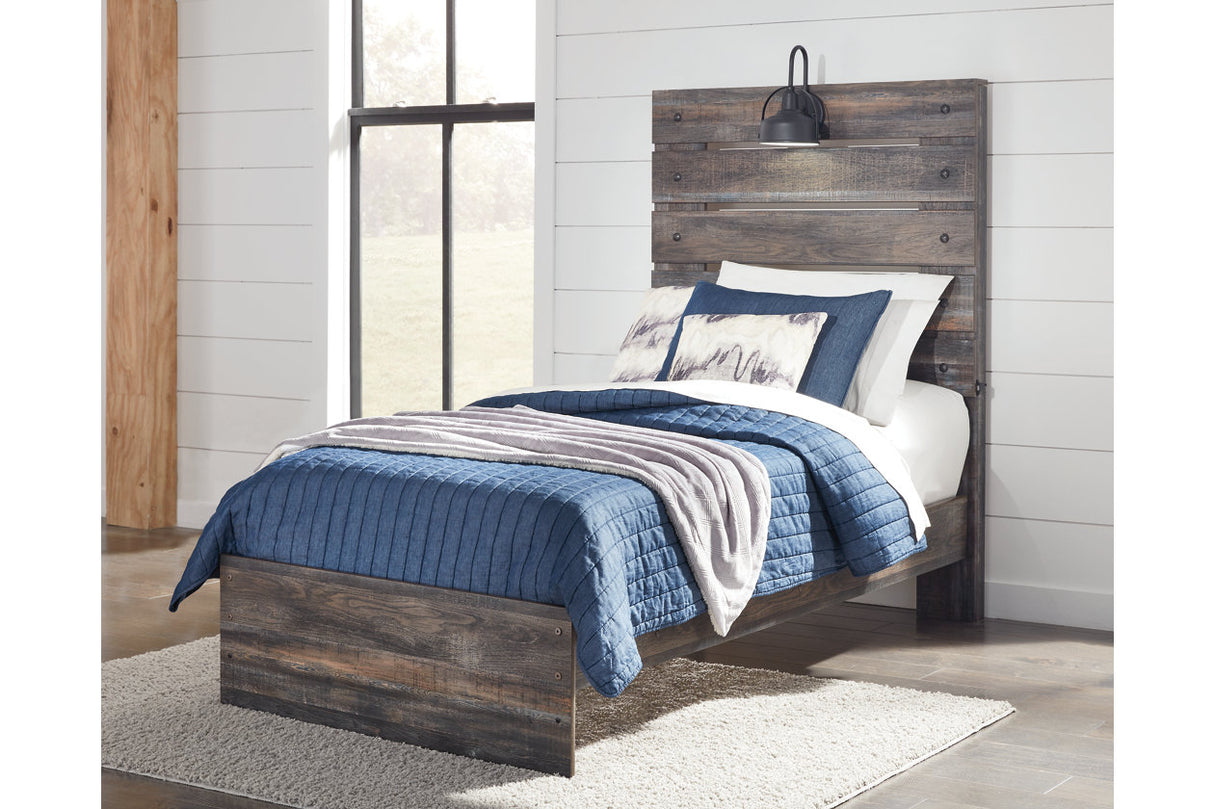 Drystan Multi LED Twin Panel Bed from Ashley Furniture - Luna Furniture