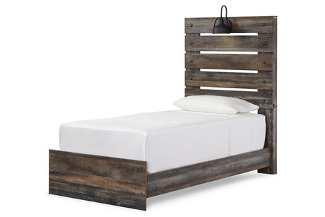 Drystan Multi LED Twin Panel Bed from Ashley - Luna Furniture