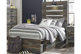 Drystan Multi LED Twin Storage Platform Bed with 4 Drawers from Ashley - Luna Furniture