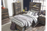 Drystan Multi LED Twin Storage Platform Bed with 4 Drawers from Ashley - Luna Furniture