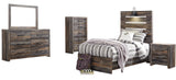 Drystan Multi LED Youth Panel Bedroom Set from Ashley - Luna Furniture