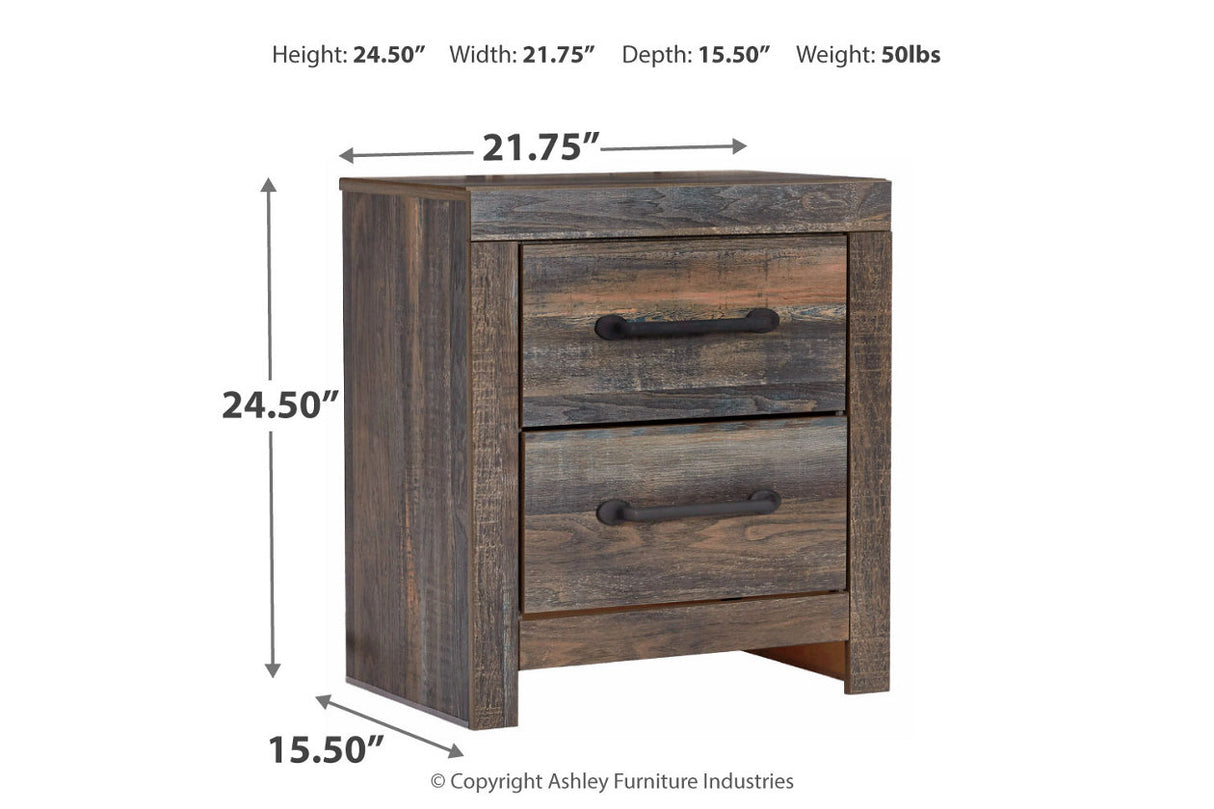 Drystan Multi Nightstand from Ashley Furniture - Luna Furniture