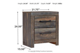 Drystan Multi Nightstand from Ashley Furniture - Luna Furniture