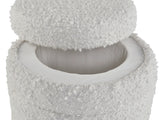 Duntler Ivory Storage Ottoman from Ashley - Luna Furniture