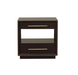 Durango Smoked Peppercorn 2-Drawer Nightstand from Coaster - Luna Furniture
