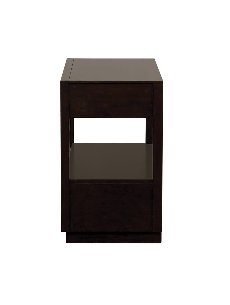 Durango Smoked Peppercorn 2-Drawer Nightstand from Coaster - Luna Furniture