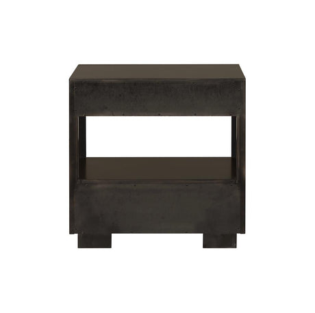 Durango Smoked Peppercorn 2-Drawer Nightstand from Coaster - Luna Furniture