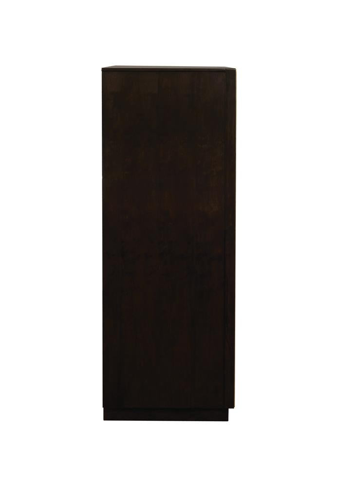 Durango Smoked Peppercorn 5-Drawer Chest from Coaster - Luna Furniture