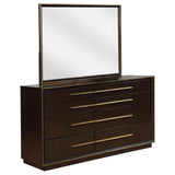Durango Smoked Peppercorn 8-Drawer Dresser with Mirror from Coaster - Luna Furniture