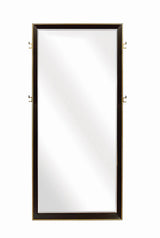 Durango Smoked Peppercorn Floor Mirror from Coaster - Luna Furniture