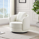 Dylan Cream Boucle Lounge Chair from Midinmod - Luna Furniture