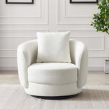 Dylan Cream Boucle Lounge Chair from Midinmod - Luna Furniture