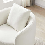 Dylan Cream Boucle Lounge Chair from Midinmod - Luna Furniture