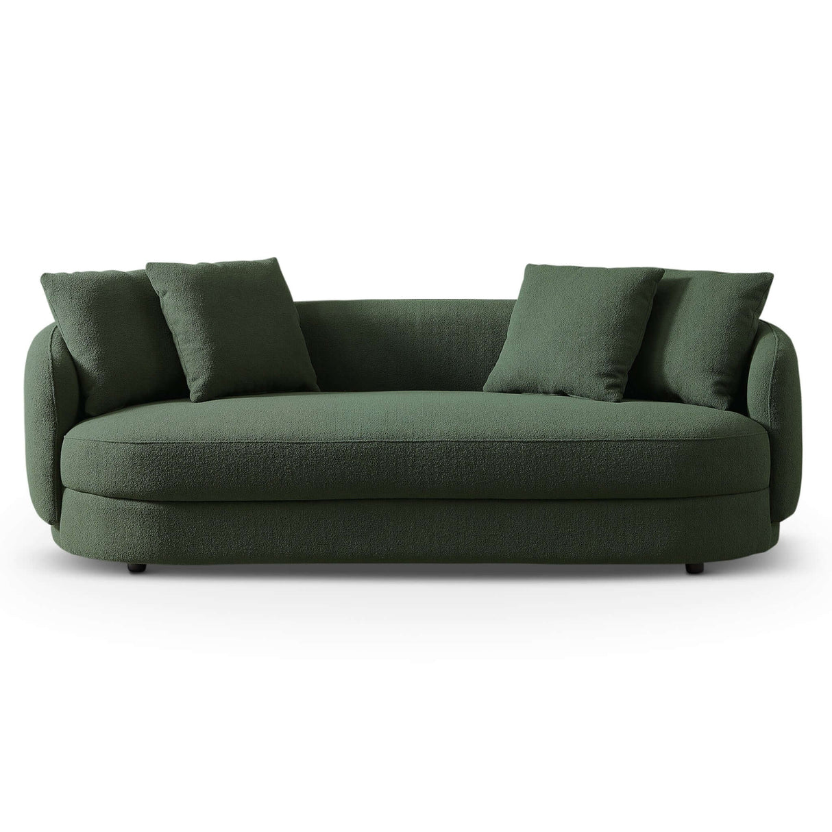 Dylan Olive Green Boucle Sofa from Midinmod - Luna Furniture