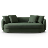 Dylan Olive Green Boucle Sofa from Midinmod - Luna Furniture
