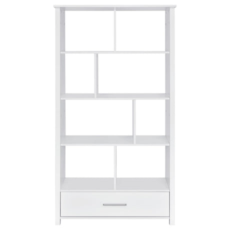 Dylan Rectangular 8-Shelf Bookcase from Coaster - Luna Furniture