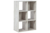 Paxberry Whitewash Six Cube Organizer from Ashley - Luna Furniture