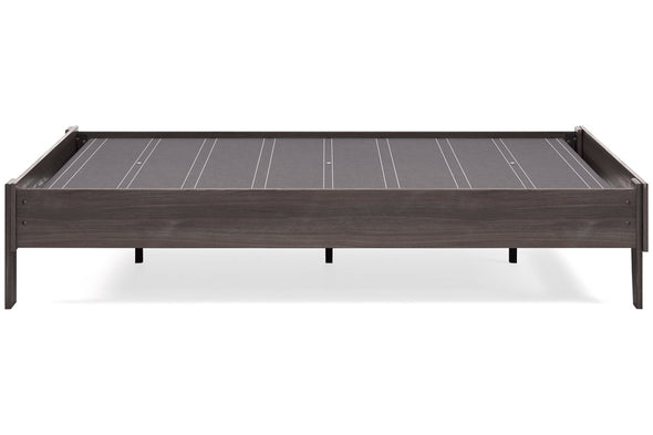 Brymont Dark Gray Full Platform Bed