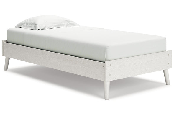 Aprilyn White Twin Platform Bed