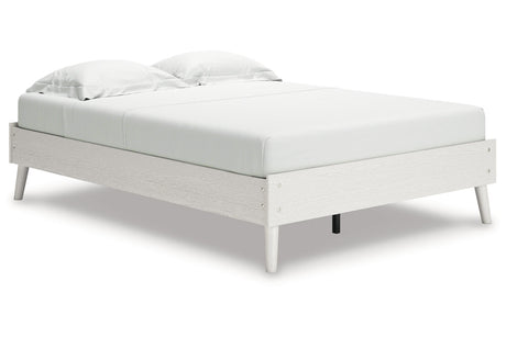 Aprilyn White Full Platform Bed
