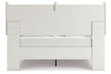 Aprilyn White Queen Panel Bed