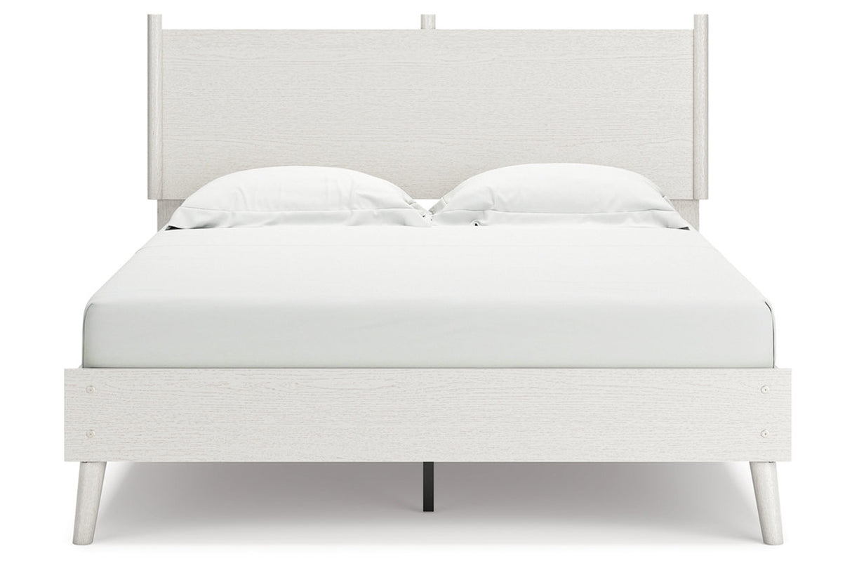 Aprilyn White Queen Panel Bed