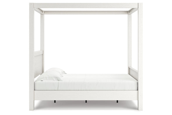 Aprilyn White Queen Canopy Bed