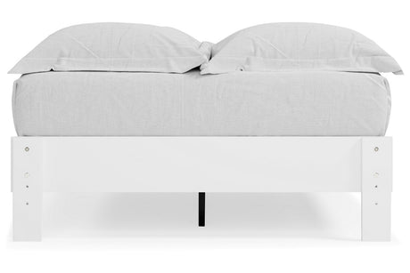Piperton White Full Platform Base Bed from Ashley - Luna Furniture