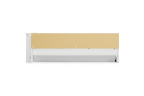 Piperton White Twin Bookcase Corner Storage Bed from Ashley - Luna Furniture