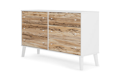 Piperton Two-tone Brown/White Dresser from Ashley - Luna Furniture