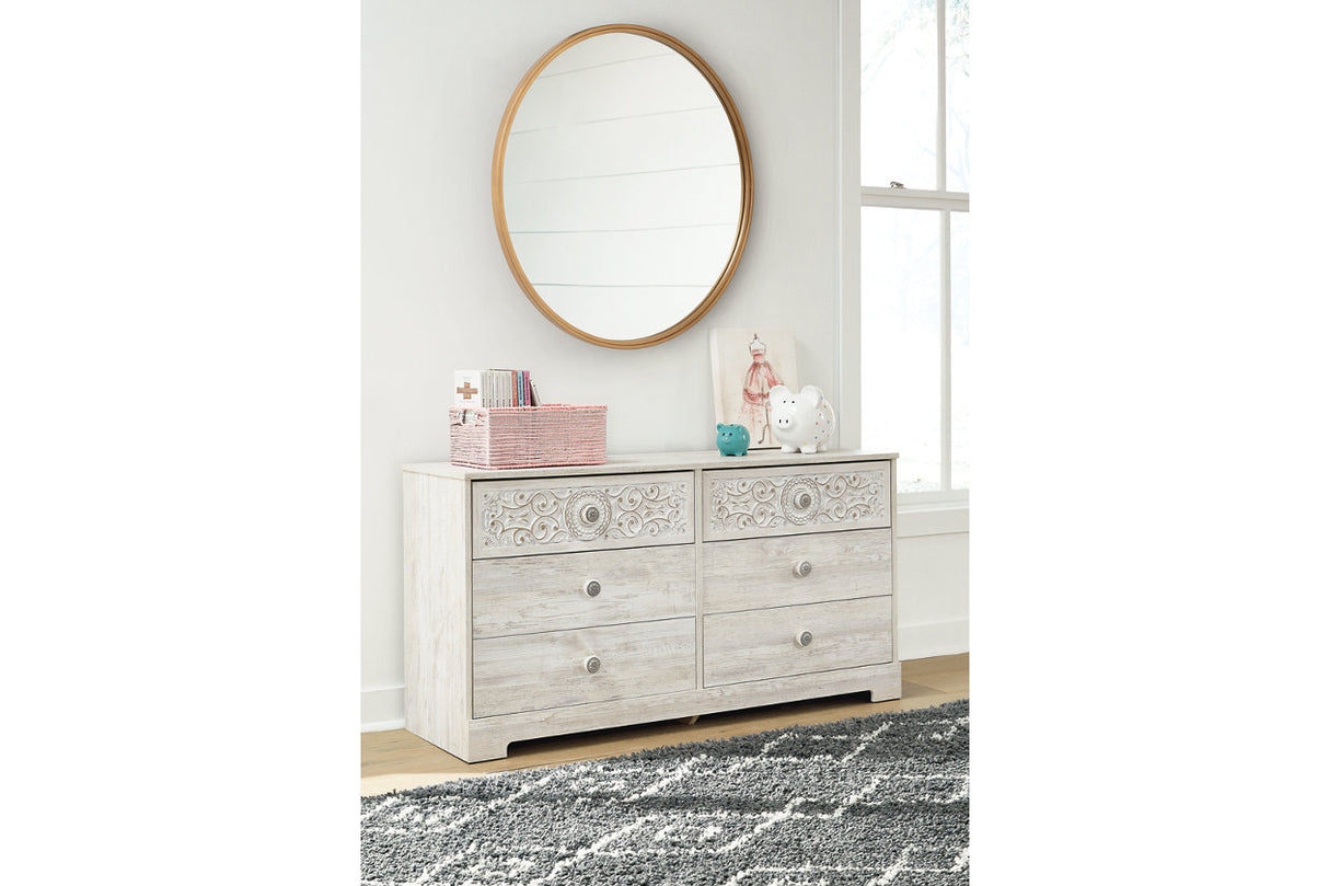 Paxberry Whitewash Dresser from Ashley - Luna Furniture