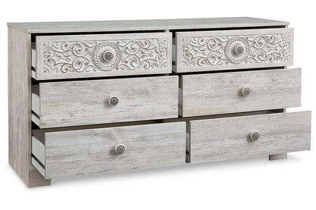Paxberry Whitewash Dresser from Ashley - Luna Furniture