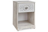 Paxberry Whitewash Nightstand from Ashley - Luna Furniture