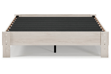 Socalle Light Natural Queen Platform Base Bed from Ashley - Luna Furniture