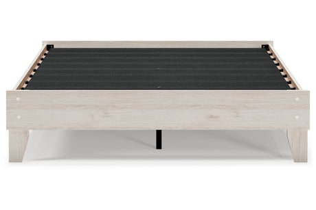 Socalle Light Natural Queen Platform Base Bed from Ashley - Luna Furniture