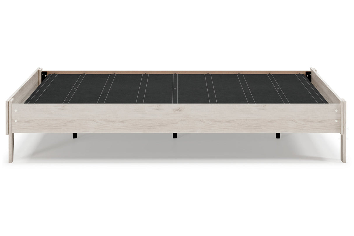 Socalle Light Natural Queen Platform Base Bed from Ashley - Luna Furniture