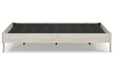 Socalle Light Natural Queen Platform Base Bed from Ashley - Luna Furniture