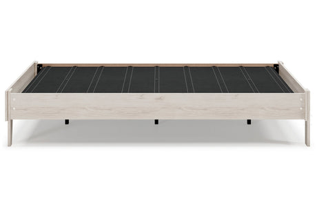 Socalle Light Natural Queen Platform Base Bed from Ashley - Luna Furniture
