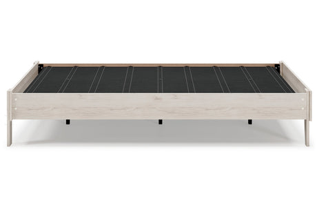 Socalle Light Natural Queen Platform Base Bed from Ashley - Luna Furniture