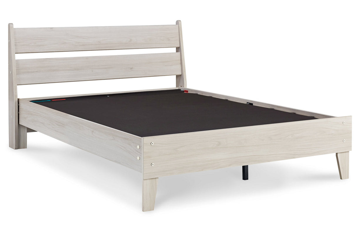 Socalle Natural Full Panel Platform Bed