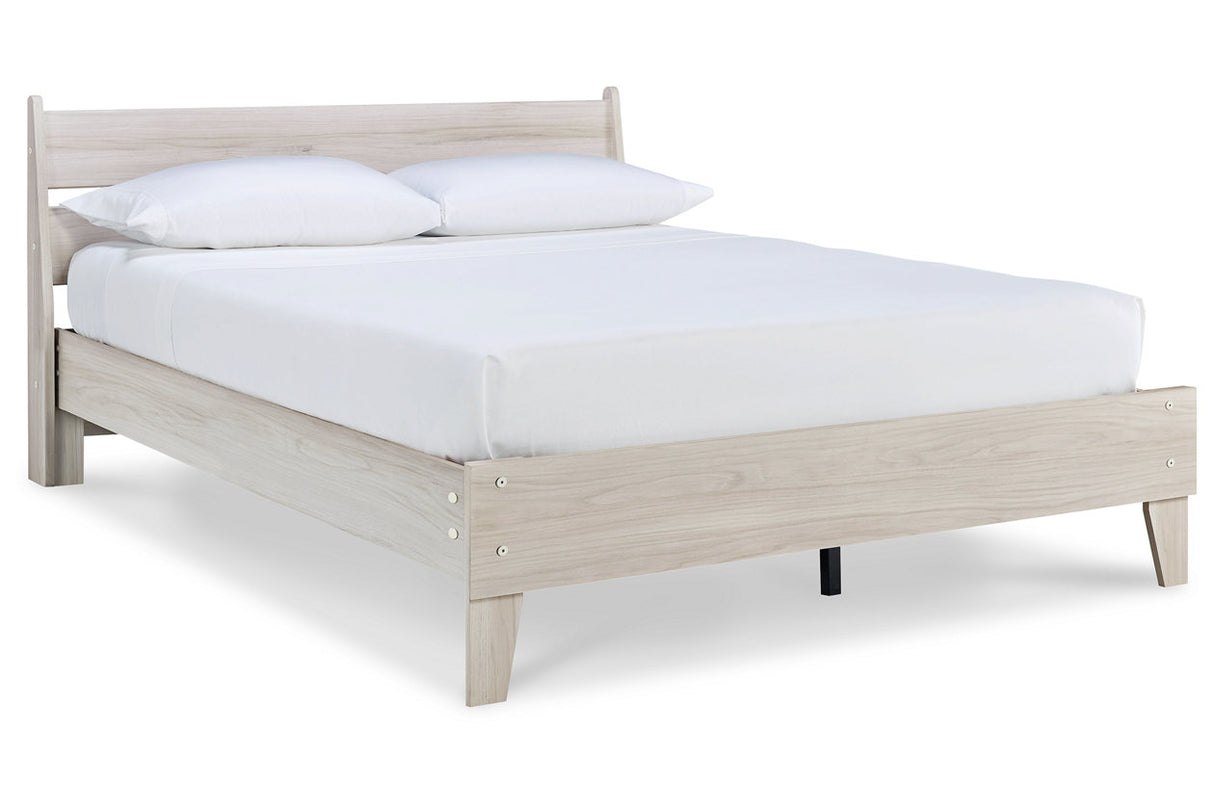 Socalle Natural Queen Platform Bed from Ashley - Luna Furniture