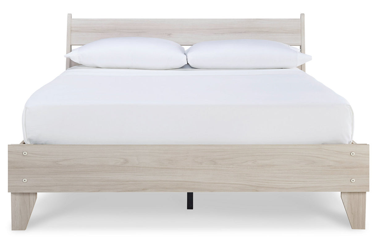 Socalle Natural Queen Platform Bed from Ashley - Luna Furniture