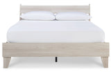Socalle Natural Queen Platform Bed from Ashley - Luna Furniture