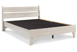 Socalle Natural Queen Panel Platform Bed