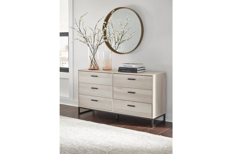 Socalle Light Natural Dresser from Ashley - Luna Furniture