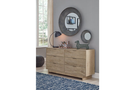 Oliah Natural Dresser from Ashley - Luna Furniture