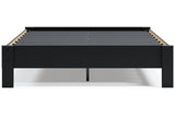 Finch Black Queen Platform Base Bed from Ashley - Luna Furniture