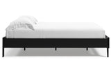 Finch Black Queen Platform Base Bed from Ashley - Luna Furniture