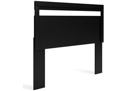 Finch Black Queen Panel Headboard from Ashley - Luna Furniture